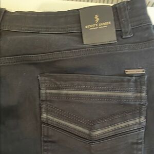 Scott James Men's Slim Jeans - Black